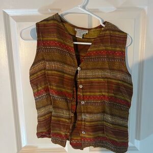 Vintage Fall Colored Vest